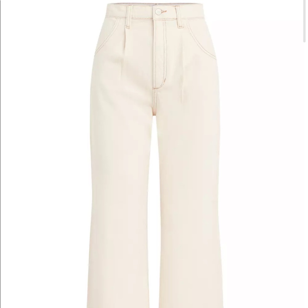 Joe’s Jeans The Pleated Wide Leg Ankle Jeans